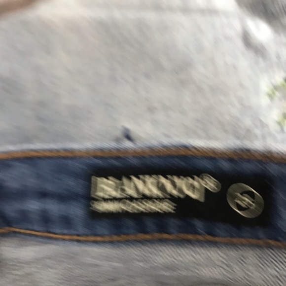 Blank NYC Embroidered Jeans Raw Hem Size 25 - Picture 10 of 14